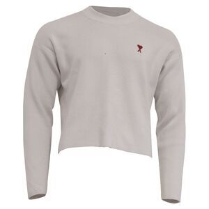 Ami Ami de Cœur Sweater White Cotton